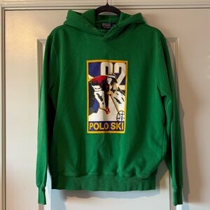 Polo Ralph Lauren SKI Green Hoodie - men’s size small